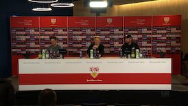 Pressekonferenz: VfB Stuttgart - Borussia Dortmund