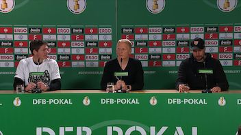DFB-Pokal Pressekonferenz: VfB Stuttgart - Eintracht Frankfurt