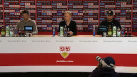 Pressekonferenz: VfB Stuttgart - Bayer Leverkusen