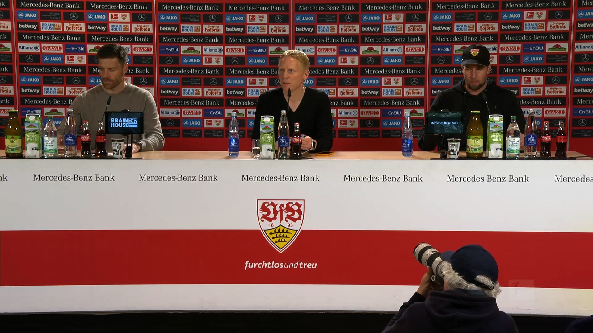 Pressekonferenz: VfB Stuttgart - Bayer Leverkusen