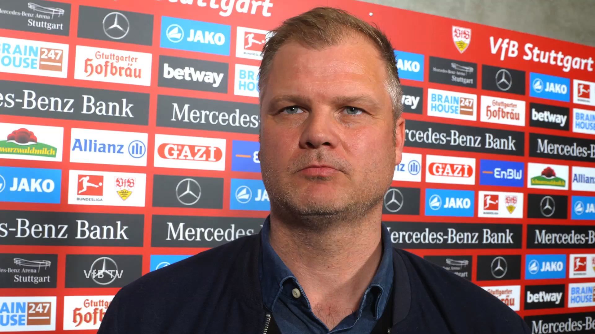 Fabian Wohlgemuth nach dem Heimspiel gegen Leverkusen