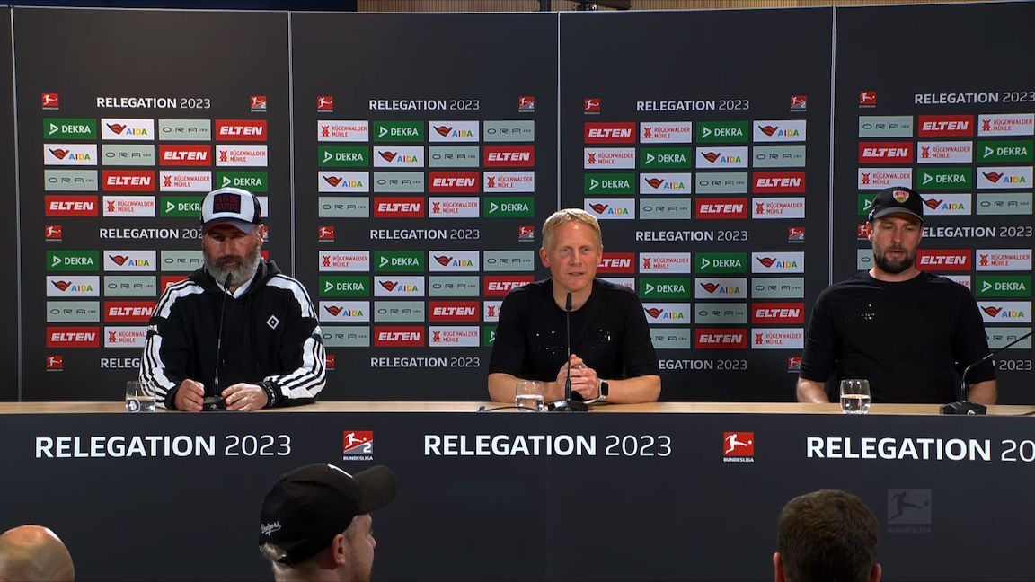 Pressekonferenz: VfB Stuttgart - Hamburger SV