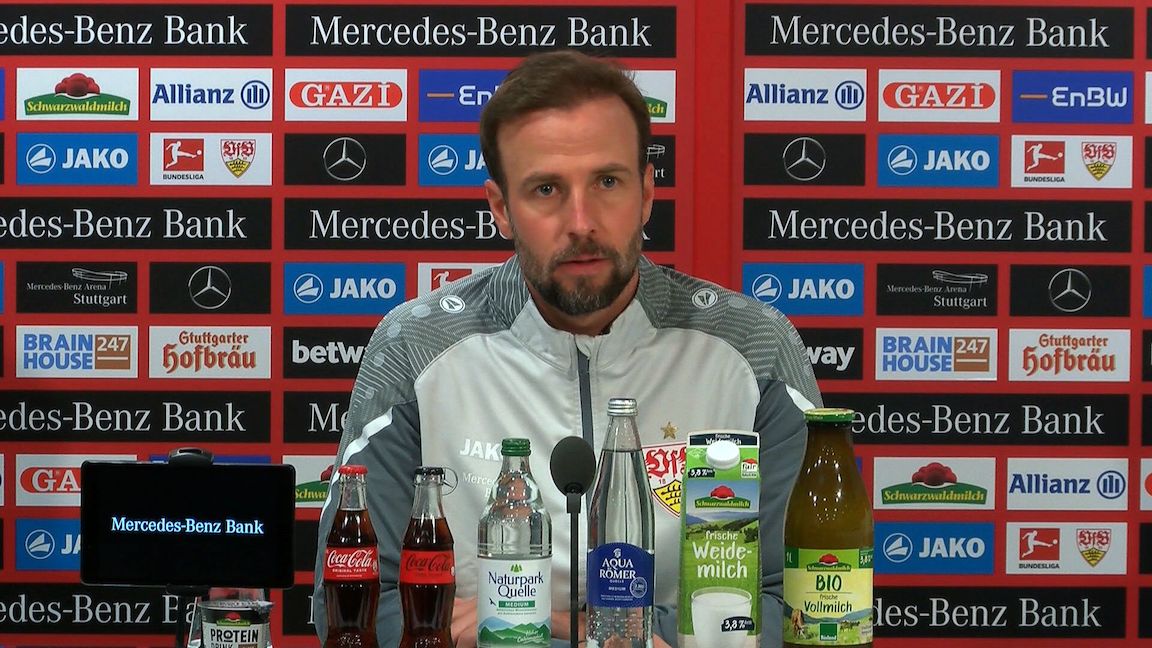 Die PK vor dem Relegations-Rückspiel in Hamburg