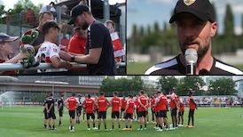 VfB-Coach Sebastian Hoeneß zum Trainingsstart