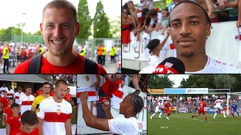 Die Interviews zum Testspiel an der Kreuzeiche