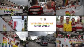 „Wir sind bunt und wild“ - Der VfB auf dem CSD!