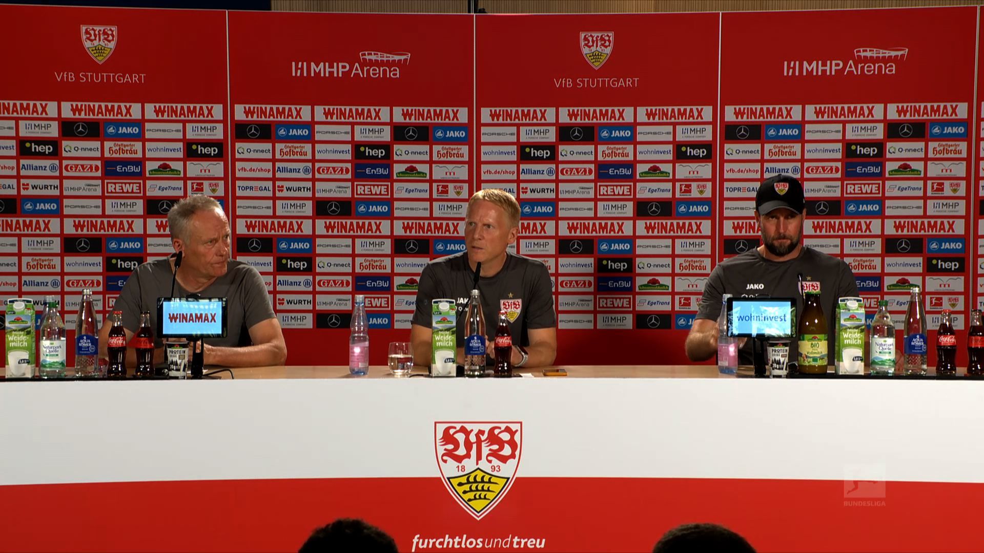 Pressekonferenz: VfB Stuttgart - SC Freiburg