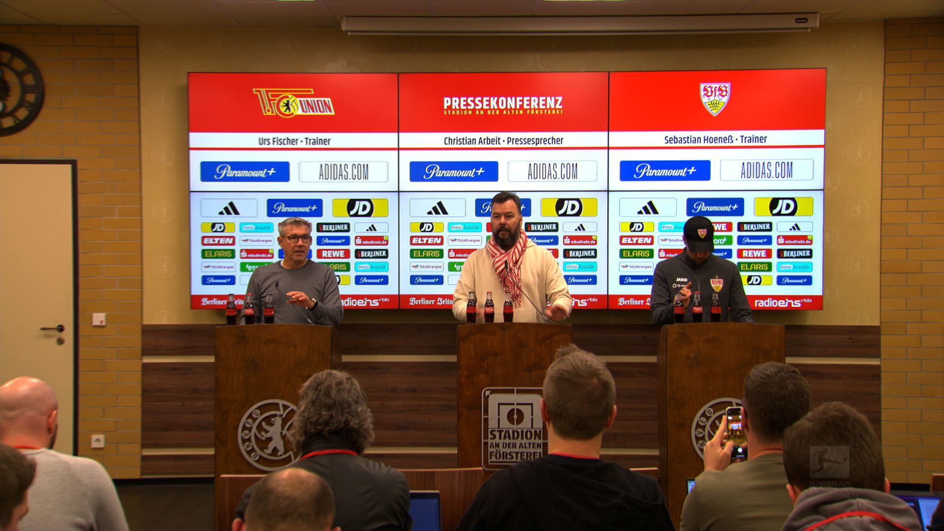 Pressekonferenz: 1. FC Union Berlin - VfB Stuttgart