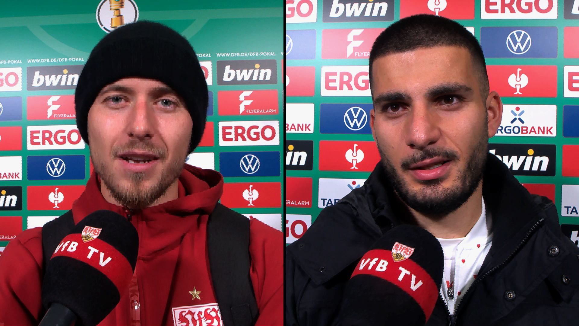 Die Interviews zum Pokalspiel gegen Union Berlin