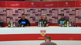 Pressekonferenz: VfB Stuttgart - Bayer Leverkusen