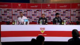 Pressekonferenz: VfB Stuttgart - RB Leipzig