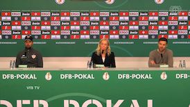 Pressekonferenz DFB-Pokal: Bayer Leverkusen - VfB Stuttgart