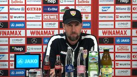 Pressekonferenz vor VfB - 1. FC Köln