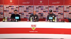 Pressekonferenz: VfB Stuttgart - 1. FC Union Berlin