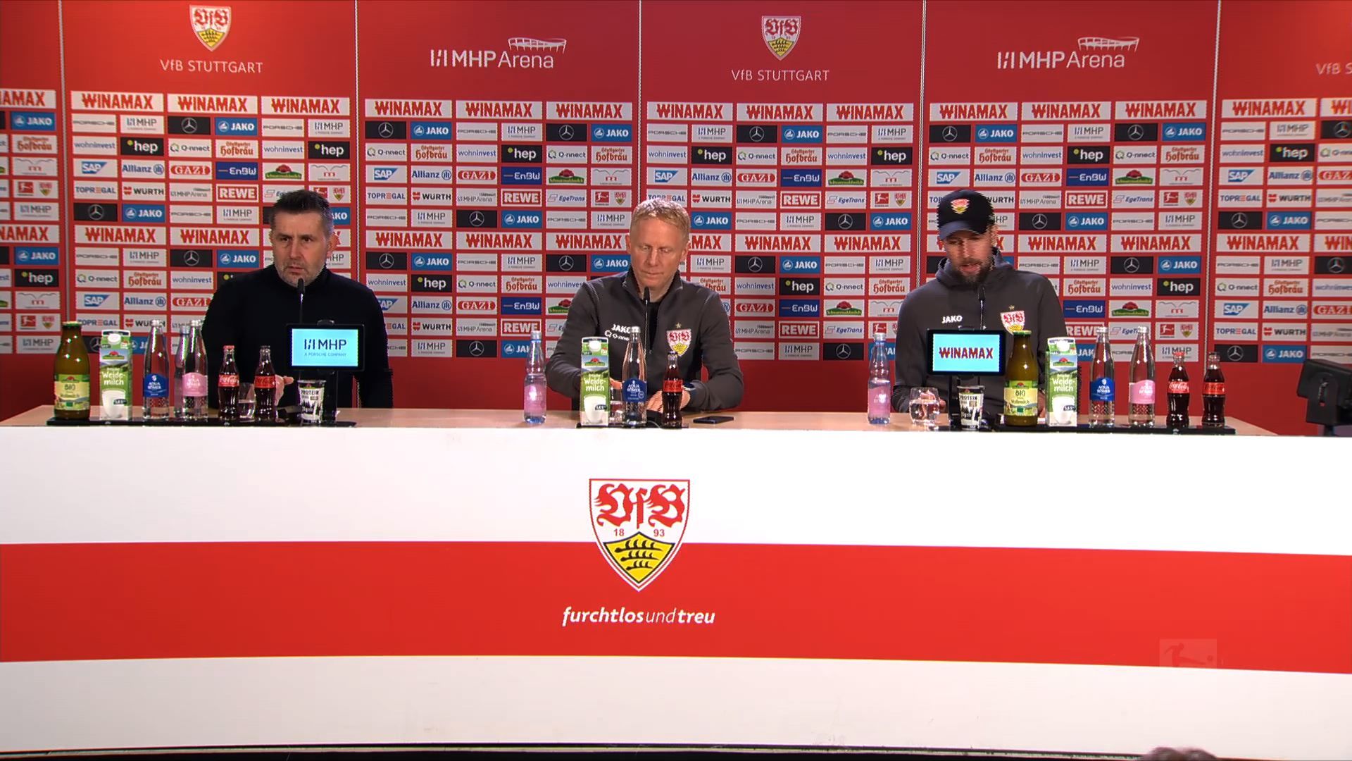 Pressekonferenz: VfB Stuttgart - 1. FC Union Berlin