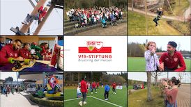 Der VfB-Besuch in der Nachsorgeklinik in Tannheim