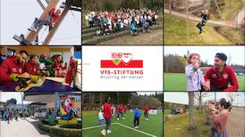 Der VfB-Besuch in der Nachsorgeklinik in Tannheim