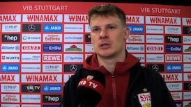 VfB-Keeper Alexander Nübel nach dem Spiel gegen Heidenheim