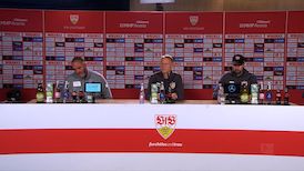 Pressekonferenz: VfB Stuttgart - 1. FC Heidenheim