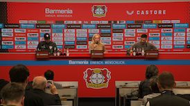 Pressekonferenz: Bayer 04 Leverkusen - VfB Stuttgart