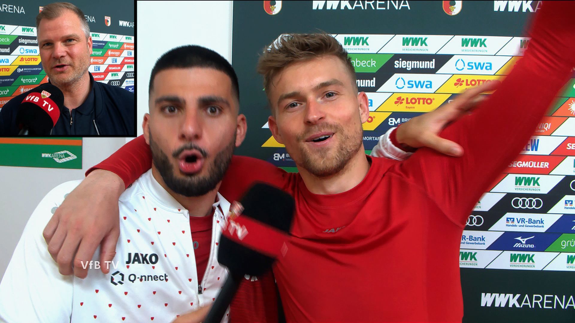 Die VfB-Interviews zum Auswärtsspiel beim FC Augsburg