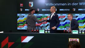 Pressekonferenz: FC Augsburg - VfB Stuttgart