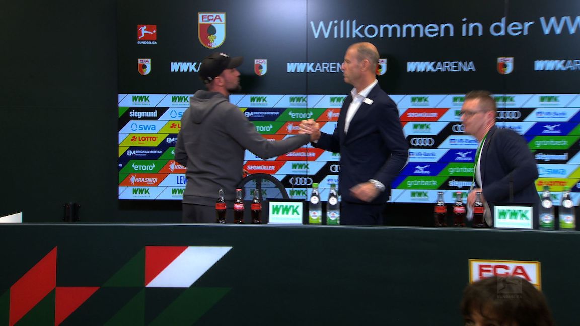 Pressekonferenz: FC Augsburg - VfB Stuttgart