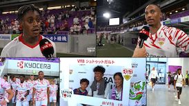 Die Interviews zum Testspiel bei Kyoto Sanga FC
