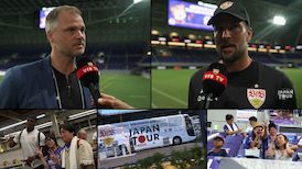 Die Interviews zum Testspiel gegen Sanfrecce Hiroshima