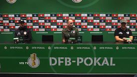 Pressekonferenz DFB-Pokal: SC Preußen Münster - VfB Stuttgart
