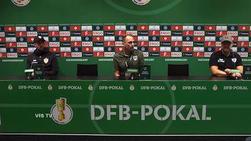 Pressekonferenz DFB-Pokal: SC Preußen Münster - VfB Stuttgart