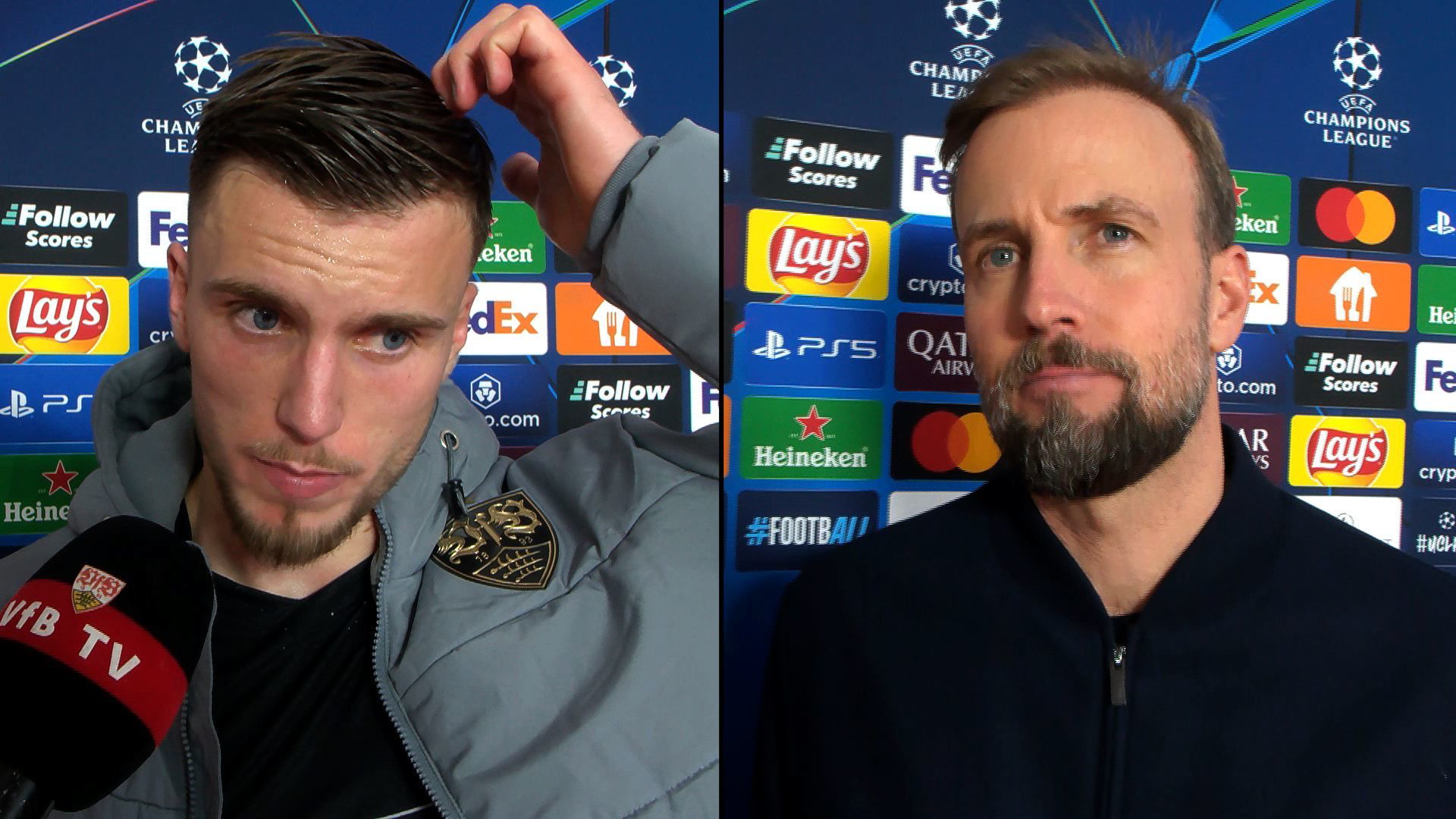 Die Interviews zum CL-Spiel in Belgrad