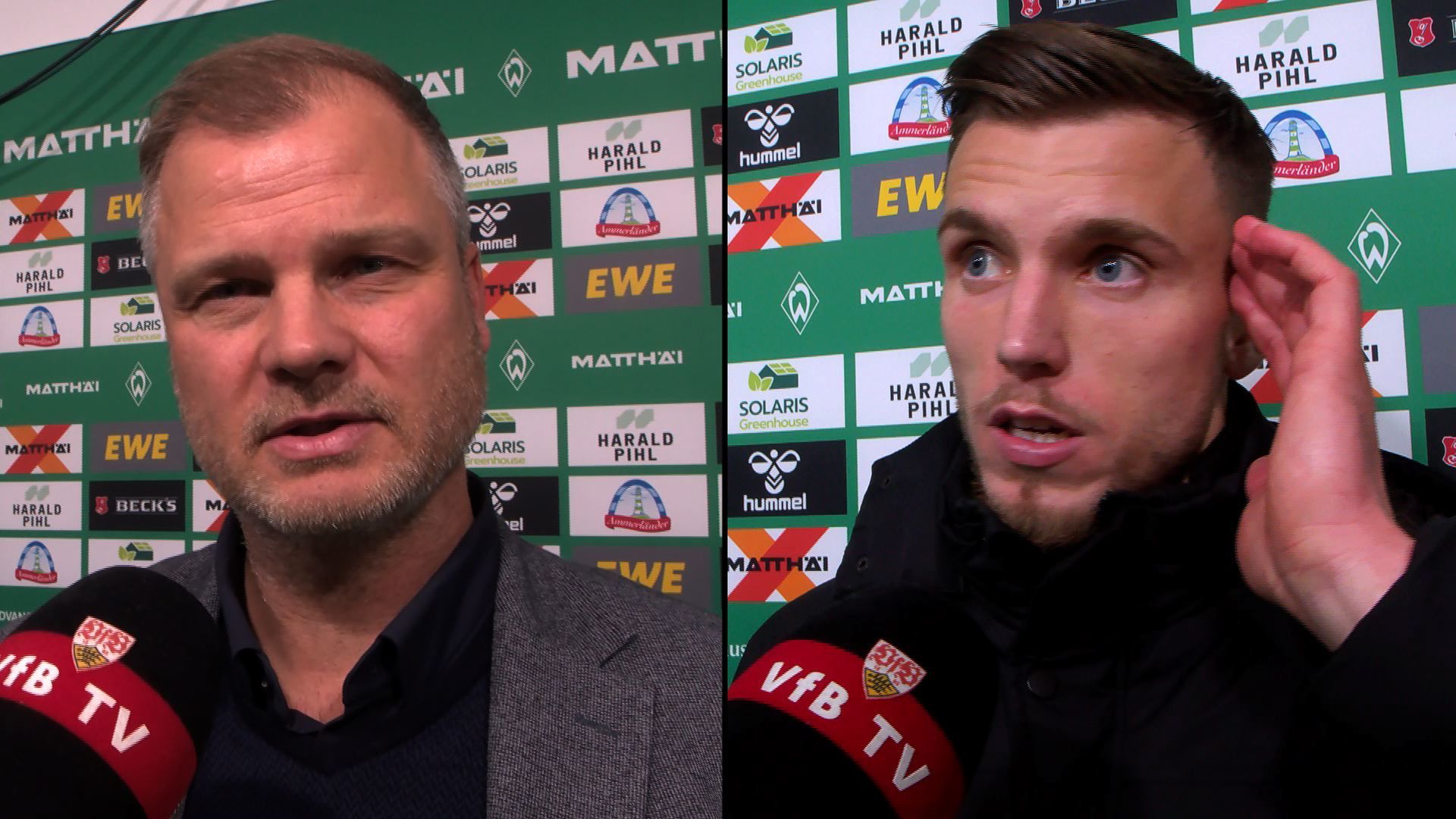 Die Interviews zum Spiel bei Werder Bremen