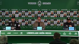 Pressekonferenz: Werder Bremen - VfB Stuttgart