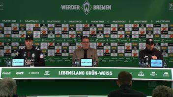Pressekonferenz: Werder Bremen - VfB Stuttgart