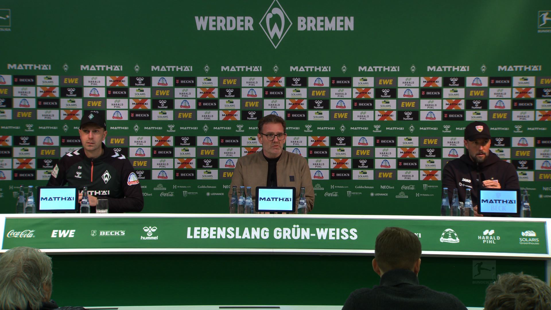 Pressekonferenz: Werder Bremen - VfB Stuttgart