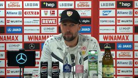 Pressekonferenz vor VfB - FC St. Pauli