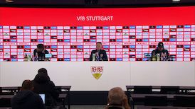 Pressekonferenz: VfB Stuttgart - FC St. Pauli