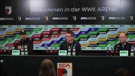 Pressekonferenz: FC Augsburg - VfB Stuttgart