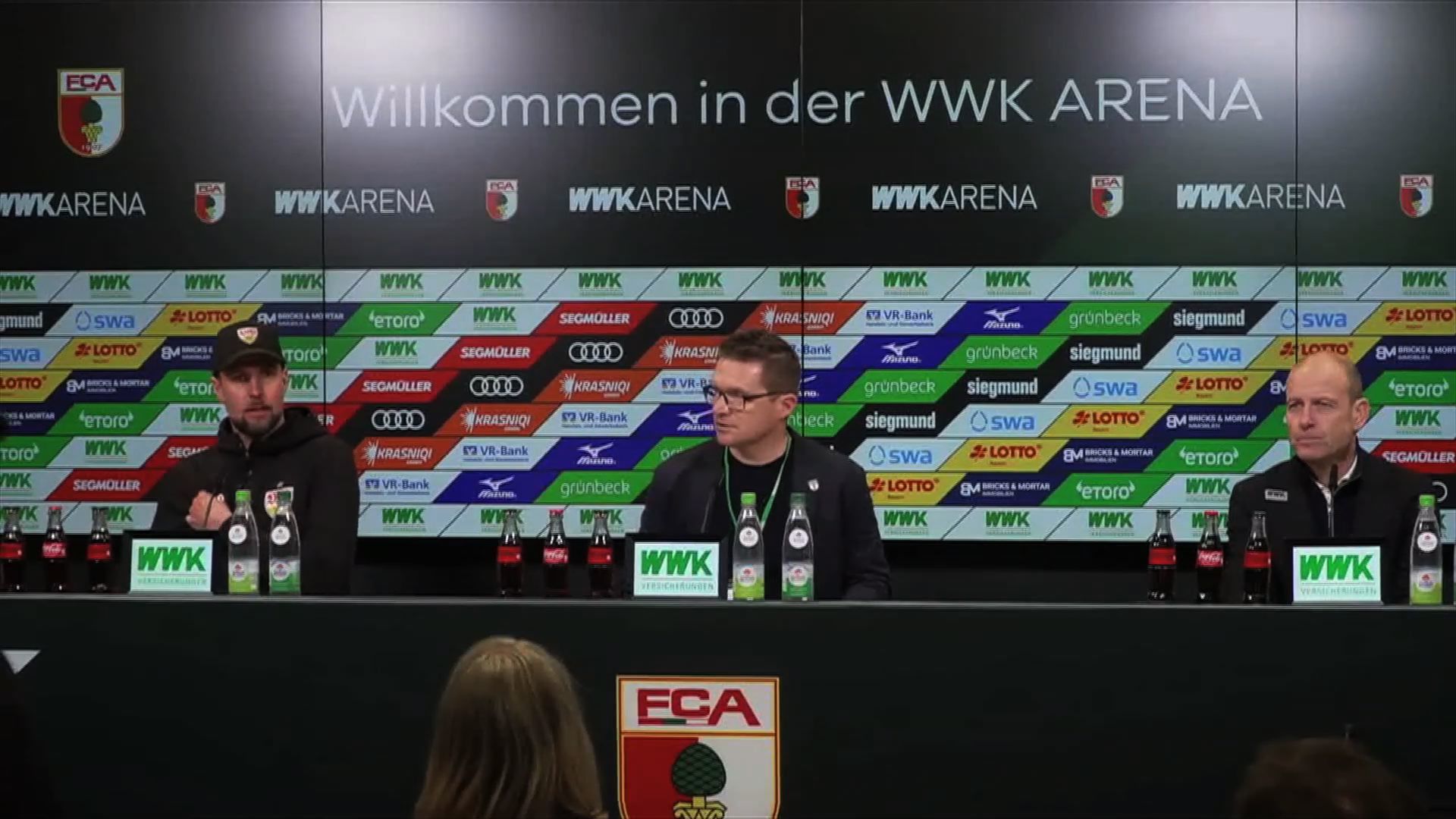 Pressekonferenz: FC Augsburg - VfB Stuttgart
