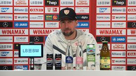 Die Pressekonferenz vor dem Heimspiel gegen Leipzig