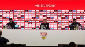 Pressekonferenz: VfB Stuttgart - RB Leipzig