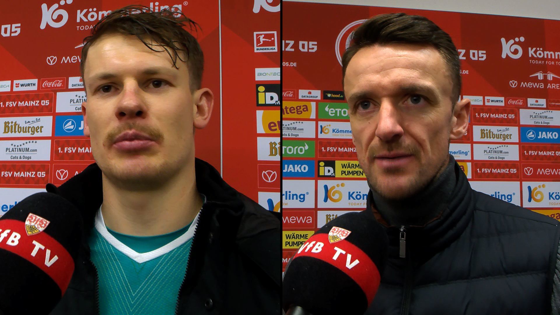 Die Interviews nach dem Spiel in Mainz