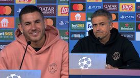 Die PSG-PK vor der Partie in der MHP Arena