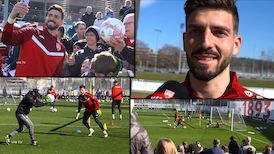 Öffentliches Training am Rosenmontag: Fabian Bredlow