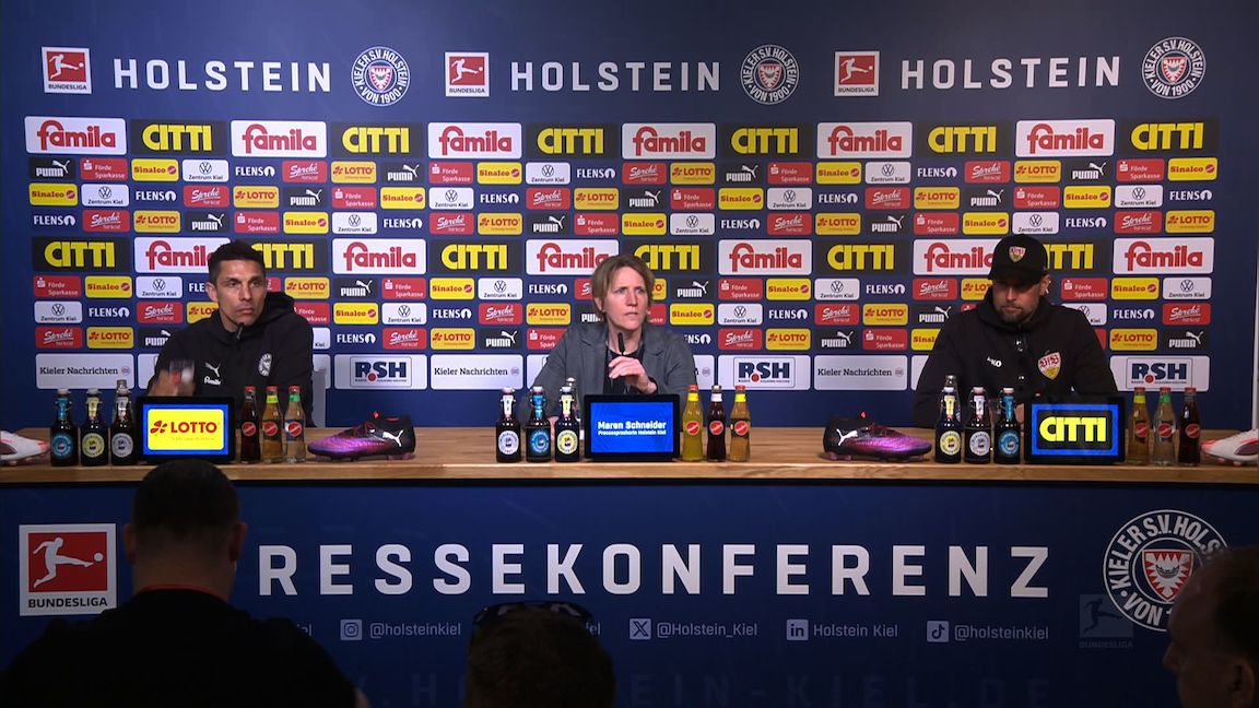 Pressekonferenz: Holstein Kiel - VfB Stuttgart