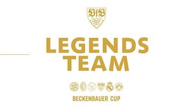 Der Kader der VfB Legenden beim Beckenbauer-Cup