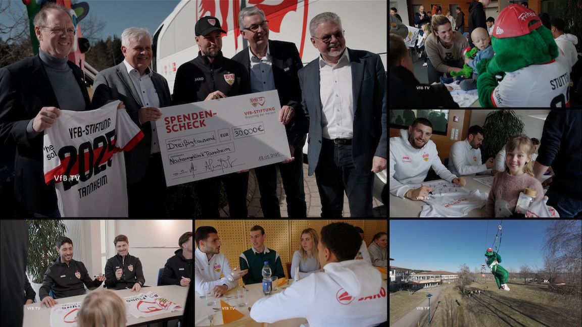 VfB-Stiftung: Besuch in der Nachsorgeklinik in Tannheim
