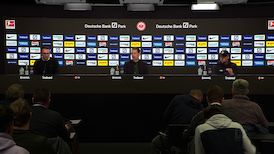 Pressekonferenz: Eintracht Frankfurt - VfB Stuttgart