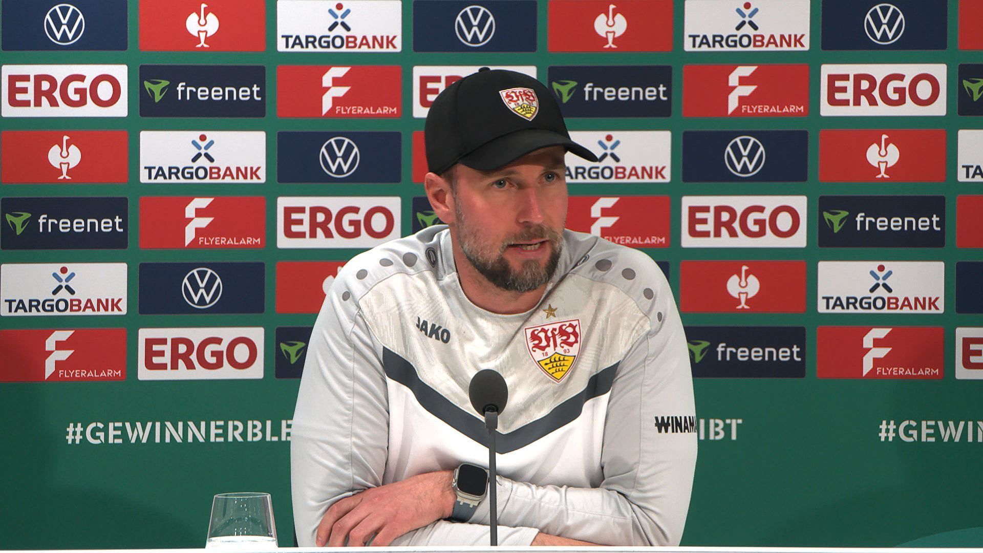 Die PK zum Halbfinale im DFB-Pokal gegen RB Leipzig